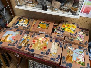 Hand-painted decorative tiles